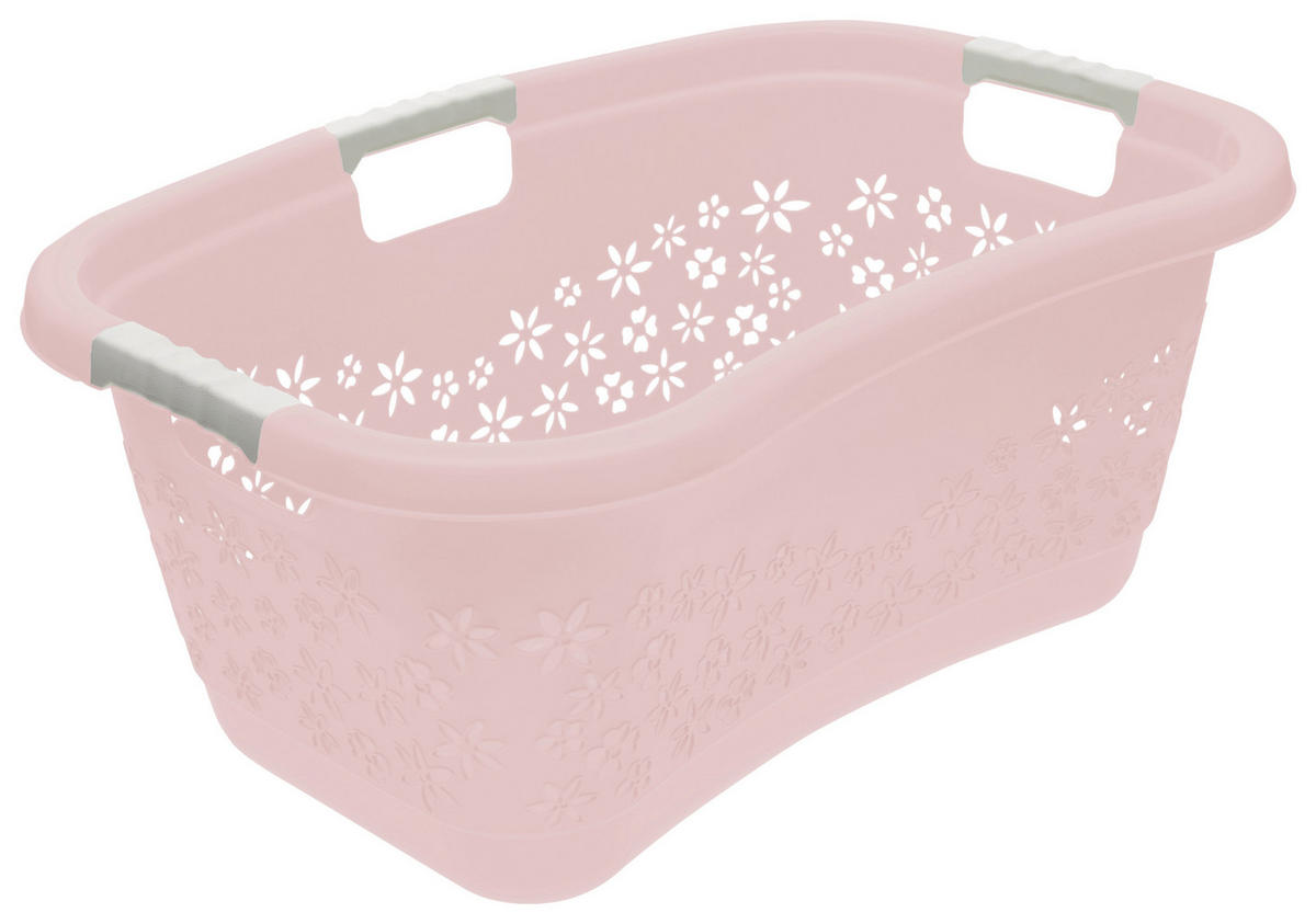 keeeper Wäschekorb pink B/H/L: ca. 45x28,5x65 cm Wäschekorb_Lasse_Nordic_Pink - pink (65,00/45,00/28,50cm) - keeeper