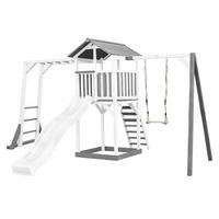 AXI Spielturm Beach Tower grau B/H/L: ca. 446x242x349 cm Beach Tower - weiß/grau (349,00/446,00/242,00cm) - AXI