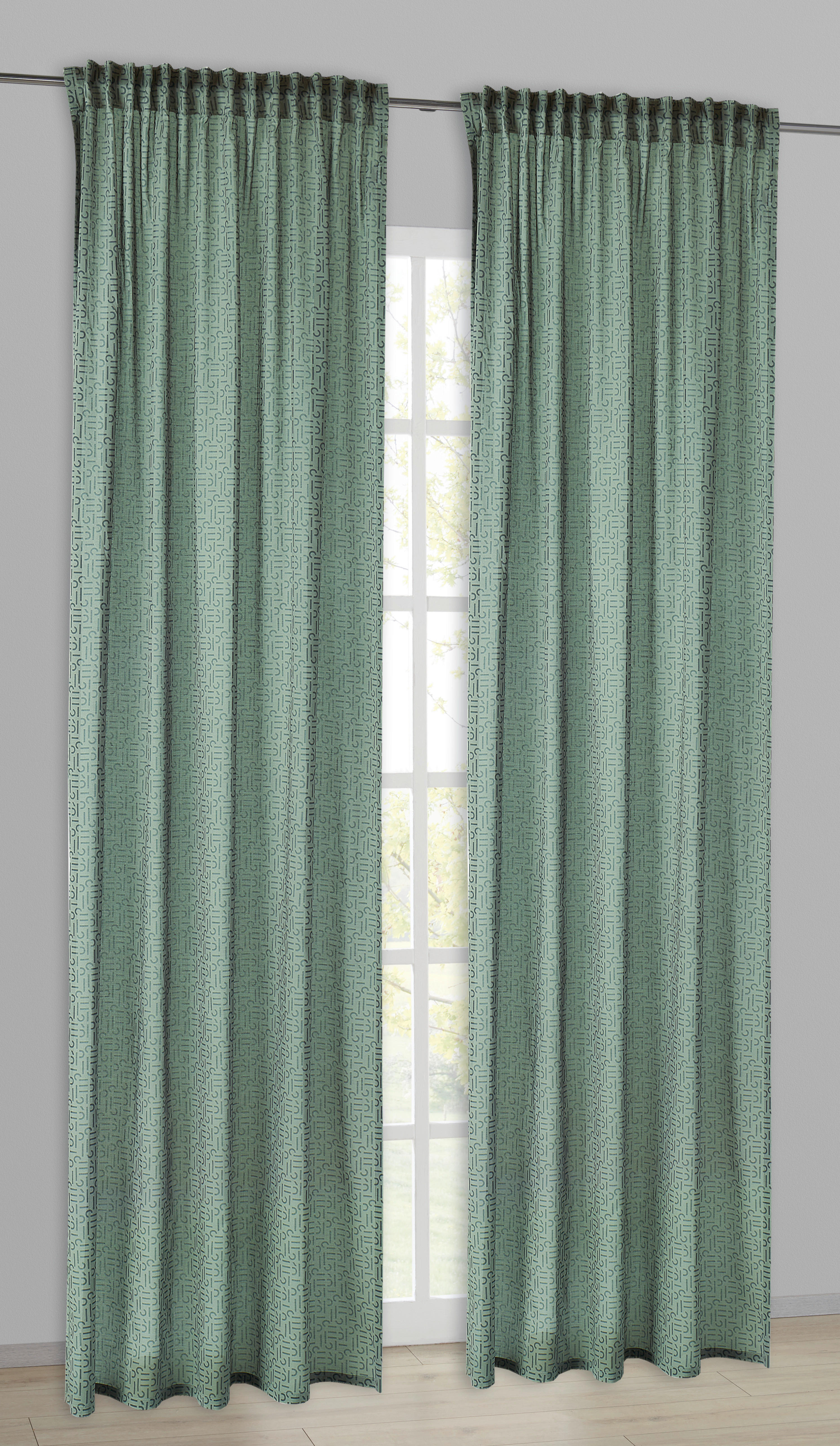 Esprit Kombivorhang E-Scatter salbei B/L: ca. 130x250 cm E-Scatter - salbei (130,00/250,00cm) - Esprit