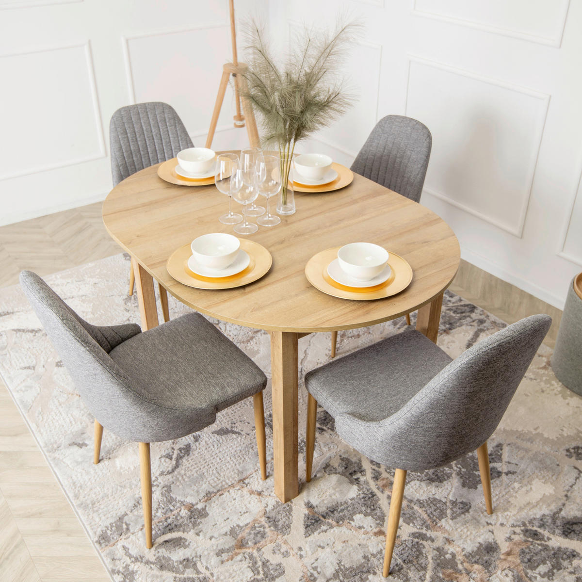 Stuhl TORINO grau B/H/T: ca. 53x91x58 cm TORINO - grau (53,00/91,00/58,00cm) - WIPMEB