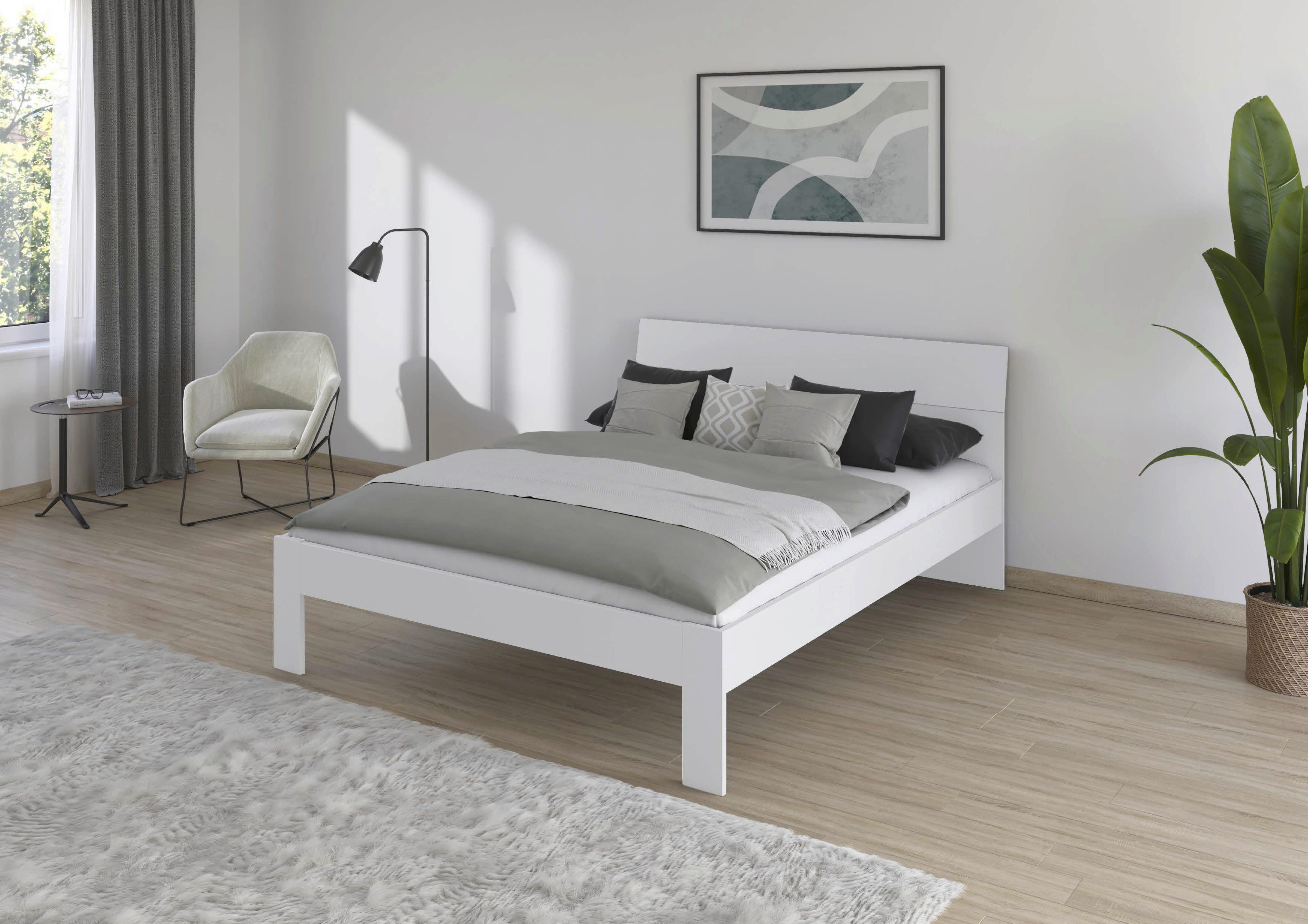 Bett Flexx Alpinweiß Liegefläche B/L: ca. 180x200 cm Flexx - Alpinweiß (185,00/90,00/209,00cm)