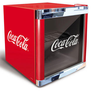 Coca Cola Mini-Kühlschrank CUBES CC 165 rot B/H/T: ca. 43x51x48 cm Mini-Kühlschrank_Coca_Cola - rot (43,00/51,00/48,00cm)