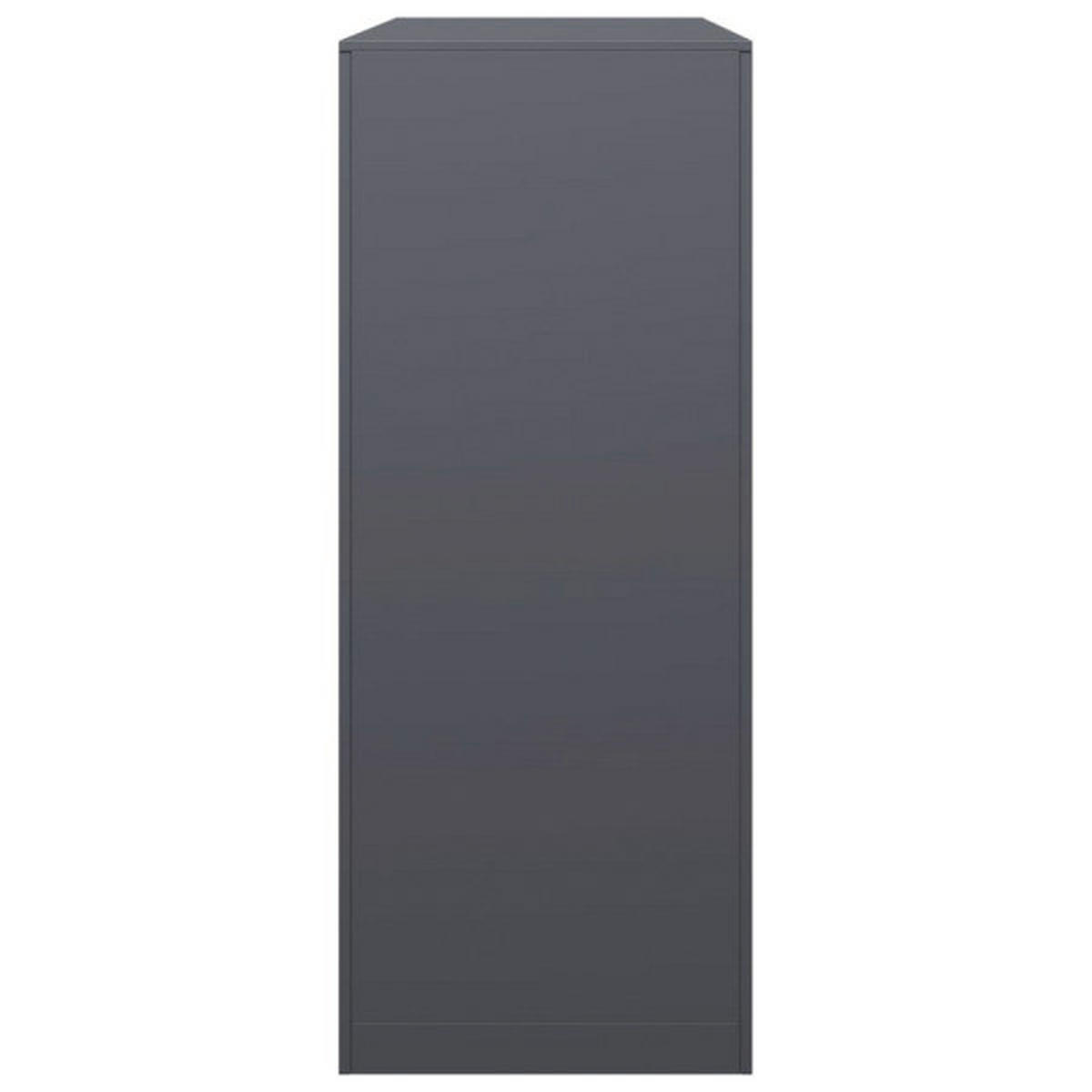 VidaXL Brennholzregal anthrazit B/H/L: ca. 40x100x100 cm Brennholzregal - anthrazit (100,00/40,00/100,00cm) - VidaXL