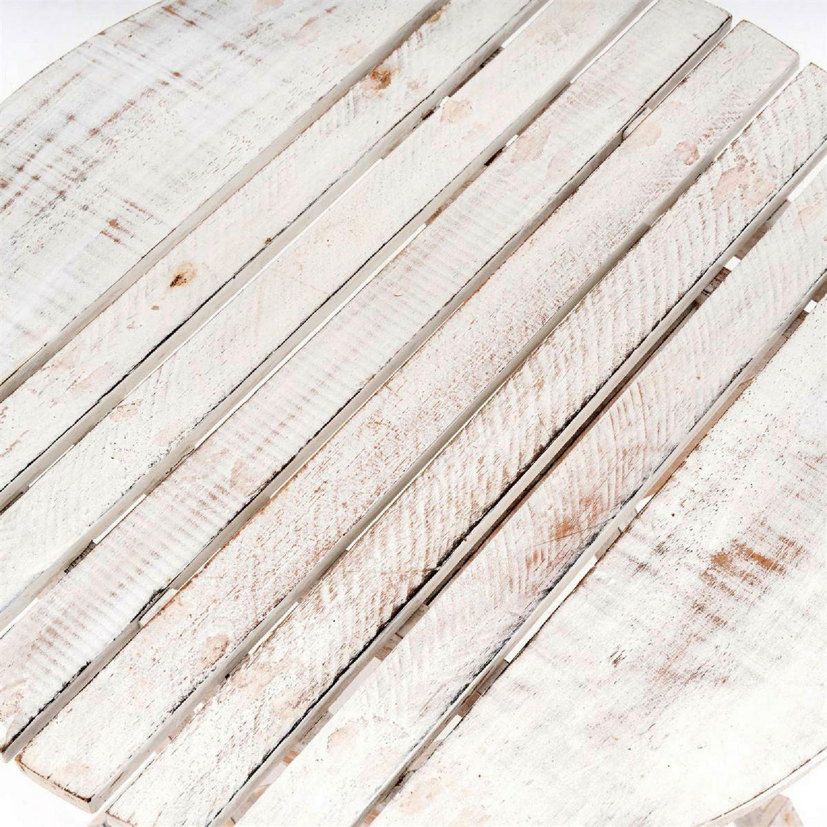 VCM Gartentisch natur Holz H/D: ca. 60x50 cm Gartentisch - natur (50,00/60,00cm) - VCM