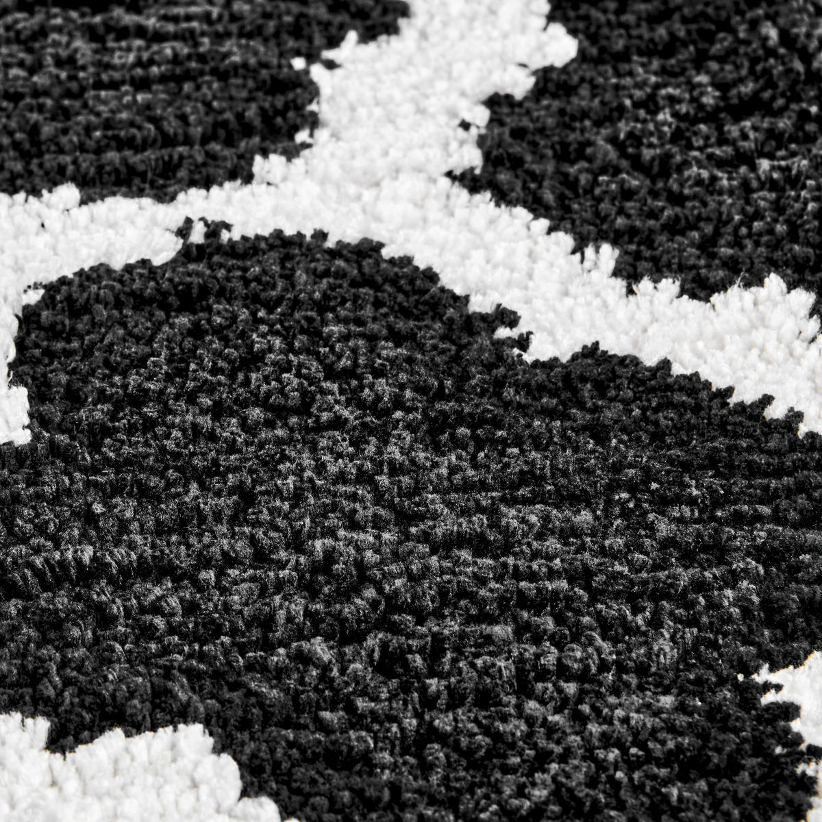 Badematte Badematte_Scandi 60x100cm - weiß/schwarz (60,00/100,00cm)