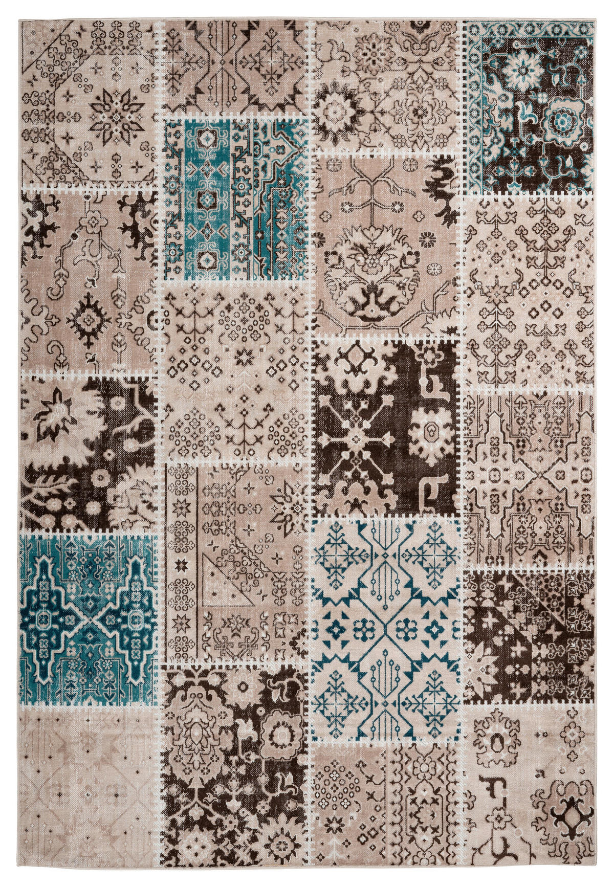 360Living Teppich Ariya taupe B/L: ca. 120x170 cm Ariya - taupe (120,00/170,00cm) - 360Living