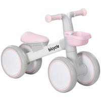 AIYAPLAY Kinderlaufrad weiß B/H/L: ca. 27x39x56 cm Kinderlaufrad - weiß/rosa (56,00/27,00/39,00cm) - AIYAPLAY