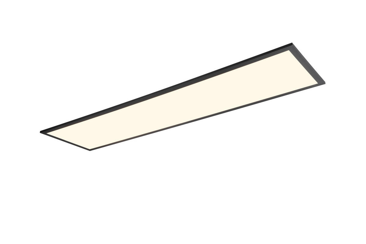 Reality LED-Deckenleuchte Beta R67661232 schwarz Metall B/H/T: ca. 119,5x5,5x29,5 cm 1 Brennstellen Beta - schwarz (119,50/5,50/29,50cm) - Reality