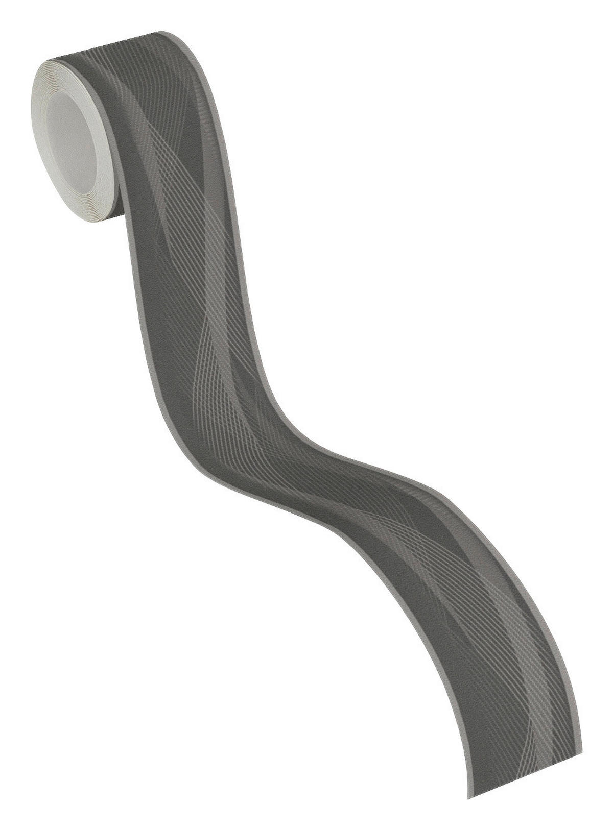 A.S.Creation Bordüre schwarz grau B/H/D: ca. 5x500x6,5 cm Bordüre - schwarz/grau (6,50/500,00cm) - A.S.Creation