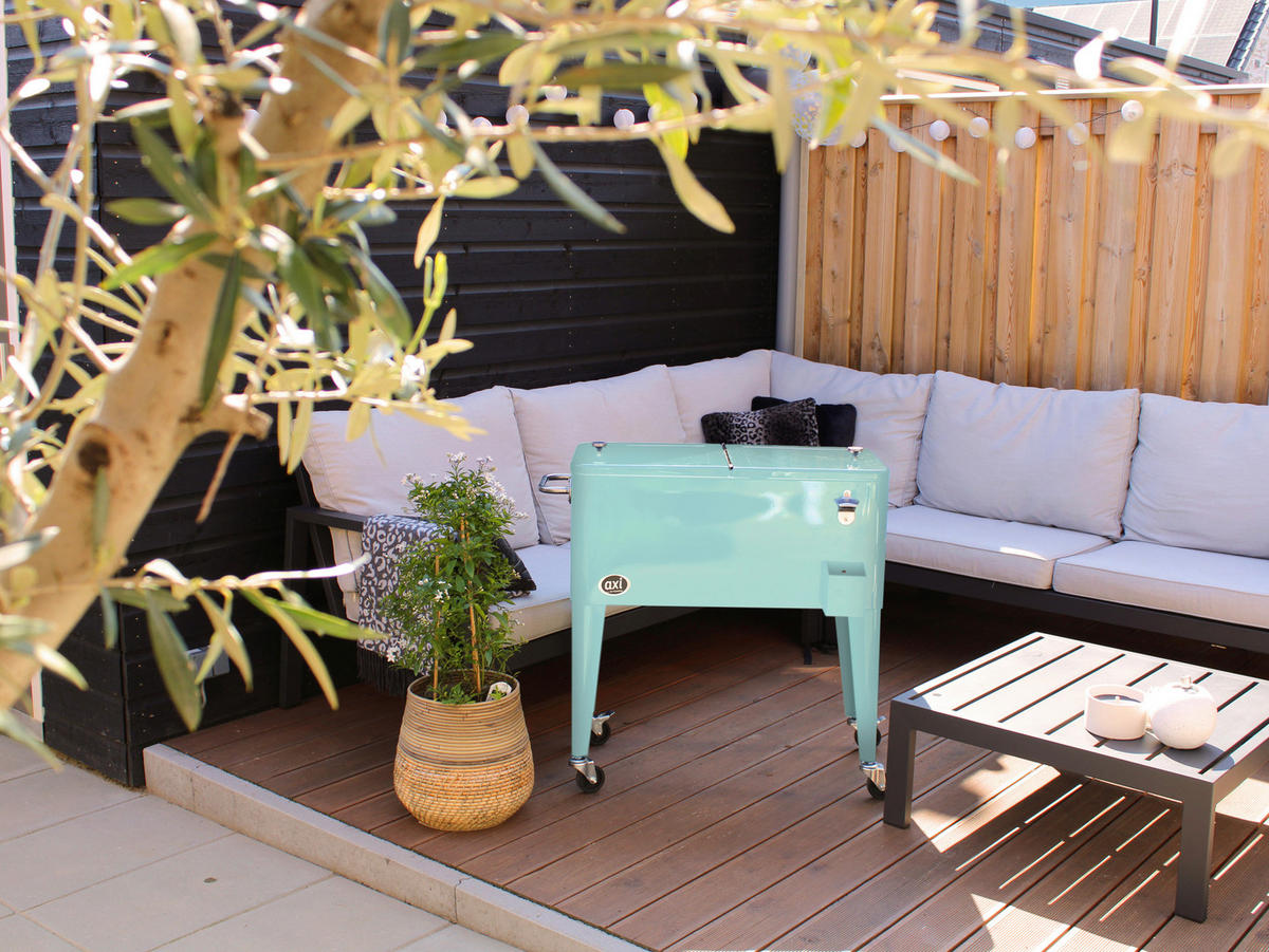AXI Kühlwagen Retro mint Metall B/H/T: ca. 43x89x92 cm Retro - mint (43,00/89,00/92,00cm) - AXI