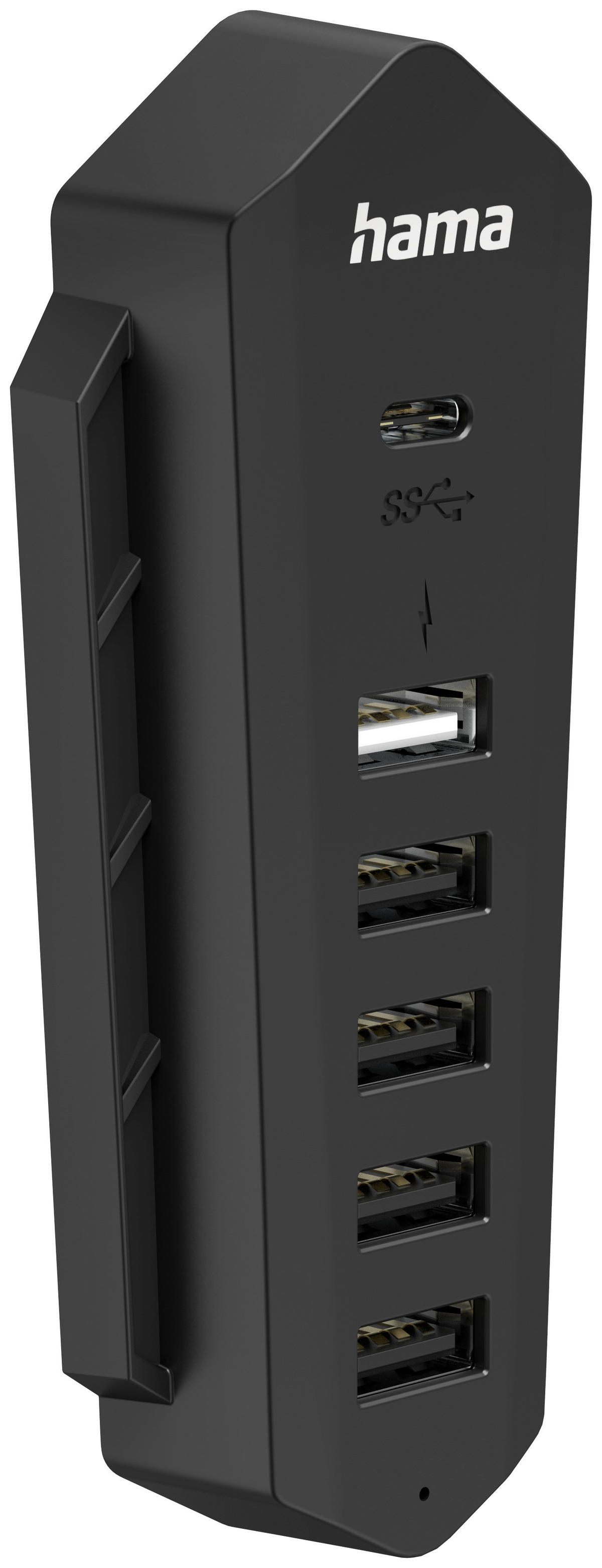 HAMA 6in1 USB-HubPlayStation schwarz PlayStation - schwarz (3,50/9,00/23,00cm) - HAMA