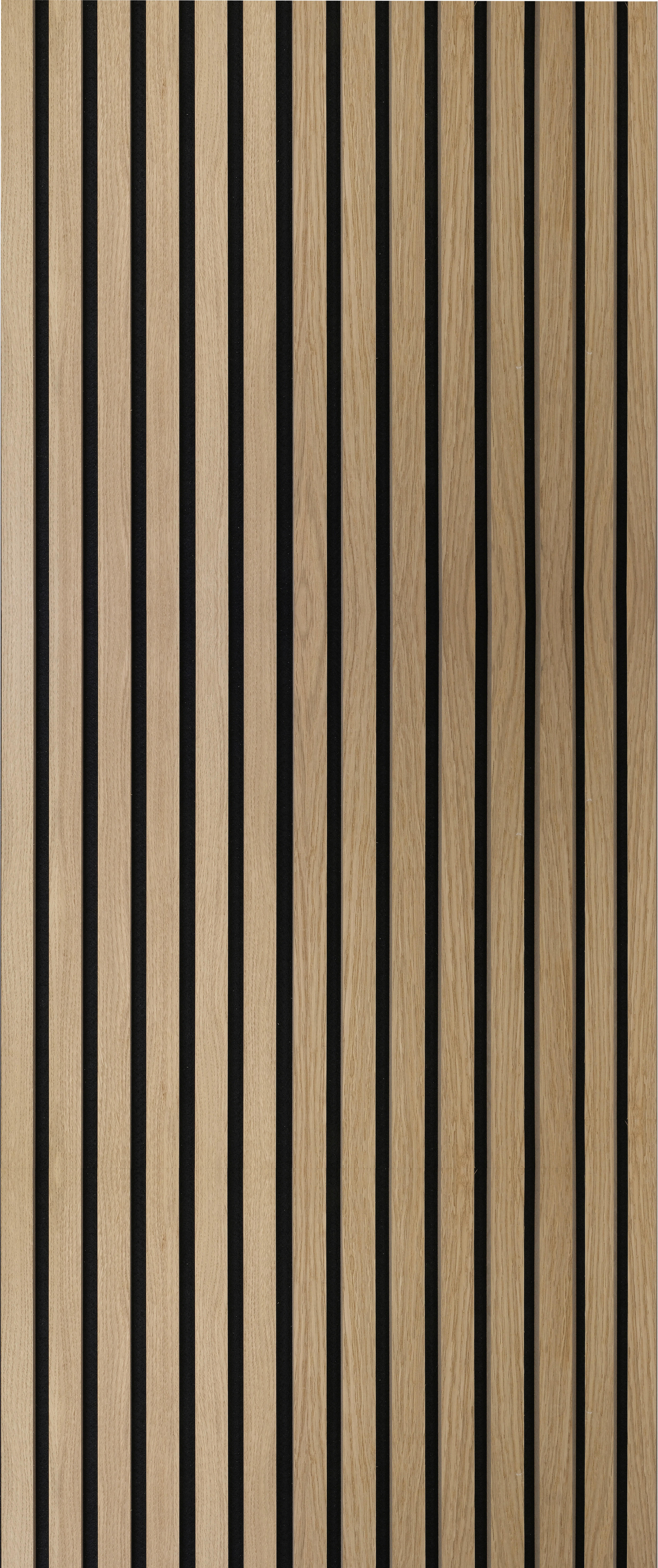 Wand-und Akustikpaneel Eiche natur L/B/H: ca. 240x56,1x1,9 cm pro Stück Akustikpaneel 240x56 Eiche natur - Eiche natur (240,00/56,10/1,90cm)