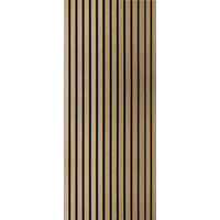 Wand-und Akustikpaneel Eiche natur L/B/H: ca. 240x56,1x1,9 cm pro Stück Akustikpaneel 240x56 Eiche natur - Eiche natur (240,00/56,10/1,90cm)