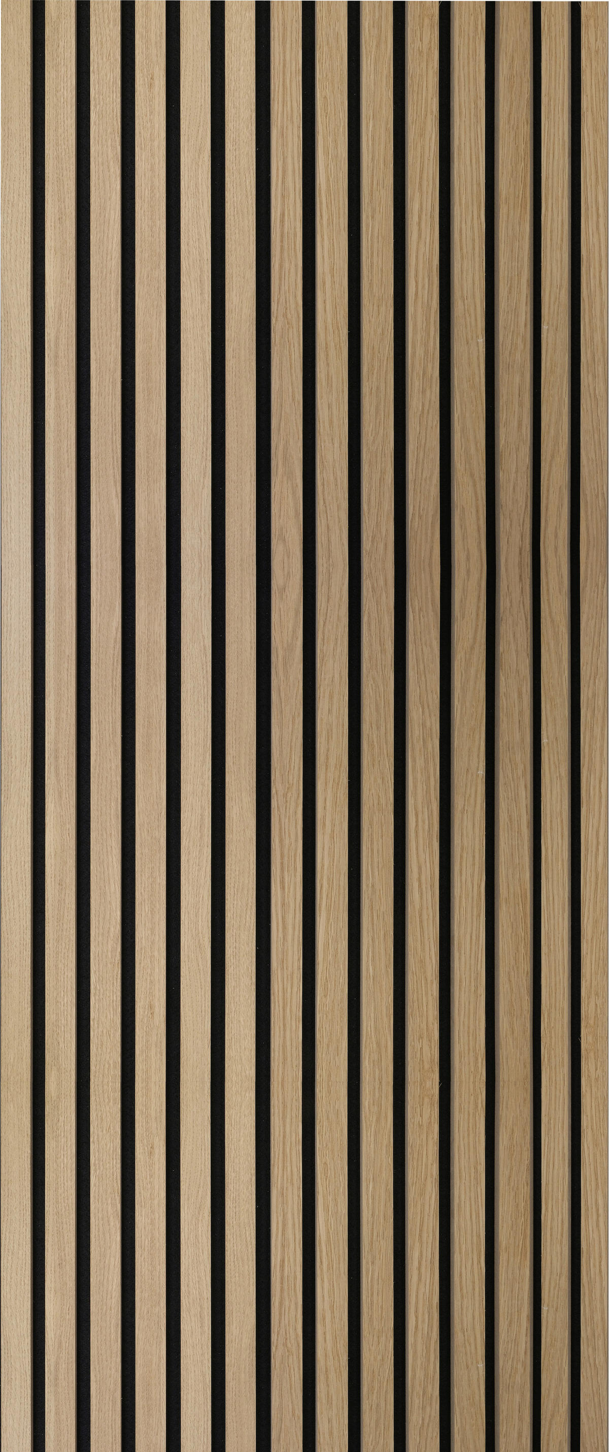 Wand-und Akustikpaneel Eiche natur L/B/H: ca. 240x56,1x1,9 cm pro Stück Akustikpaneel 240x56 Eiche natur - Eiche natur (240,00/56,10/1,90cm)