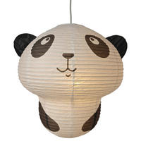 Papierschirm YD-110016A schwarz weiß B/H/T: ca. 35x36x35 cm Papierschirm_Panda - weiß/schwarz (35,00/36,00/35,00cm)