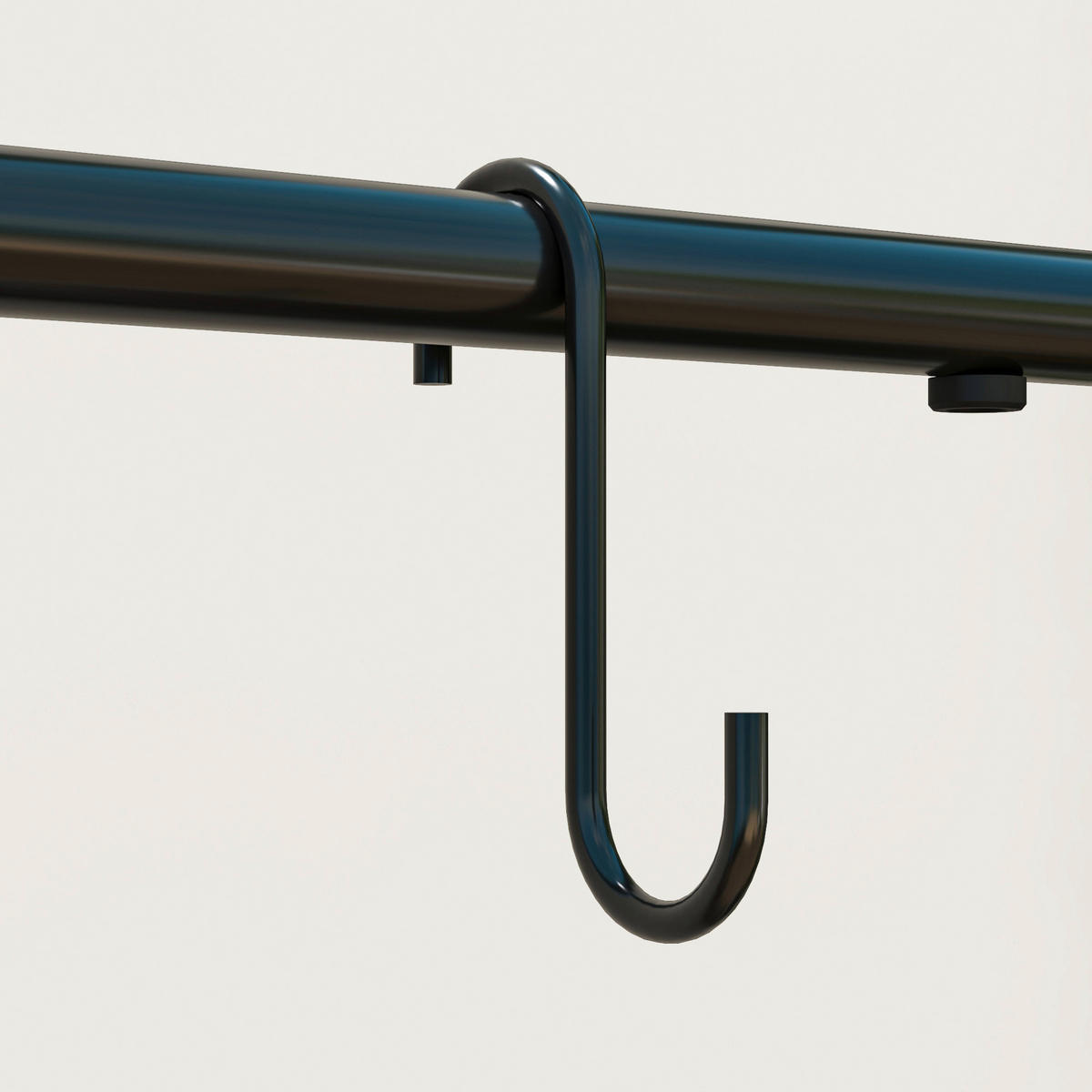 Outsunny Pflanzenständer schwarz Metall B/H/L: ca. 25x137x75 cm Pflanzenständer - schwarz (75,00/25,00/137,00cm) - Outsunny