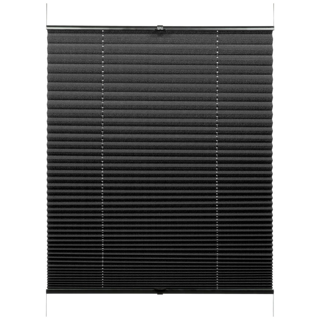 Thumbnail - Boviva Spannplissee schwarz B/L: ca. 90x210 cm