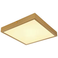 Deckenleuchte Tibey 12382-15 messing Metall B/H/L: ca. 25x3x25 cm LED-Deckenleuchte_Tibey - messing (25,00/25,00/3,00cm)