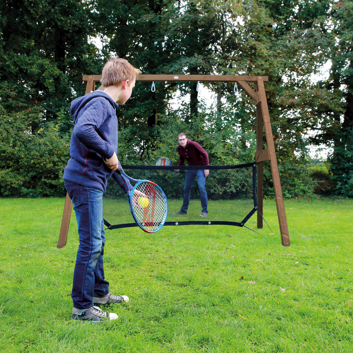 AXI Schaukel 4in1 SportsFun braun B/H/L: ca. 254x207x160 cm SportsFun - braun (160,00/254,00/207,00cm) - AXI