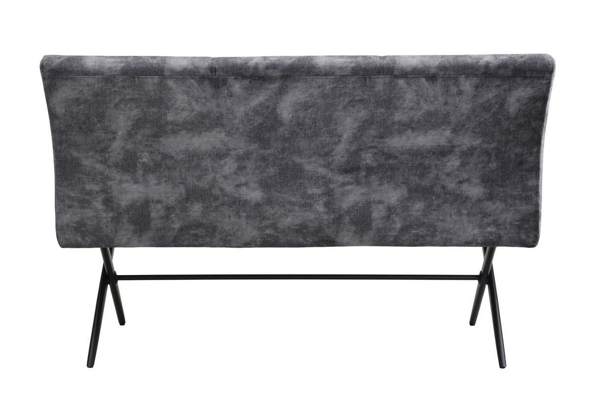 Bank Porto I anthrazit B/H/T: ca. 140x89x64 cm Porto I - schwarz/anthrazit (140,00/89,00/64,00cm)