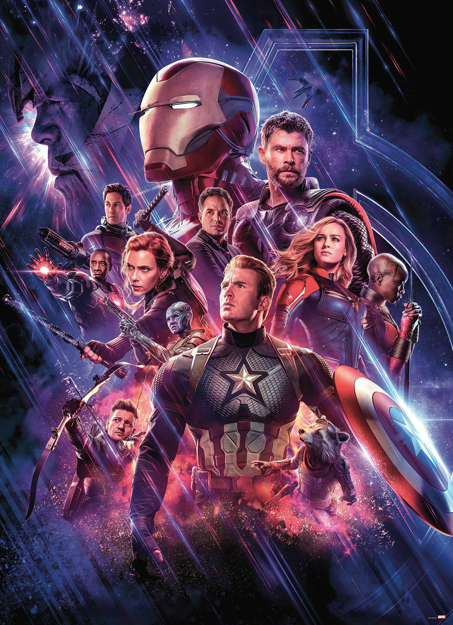 Komar Fototapete Avengers Endgame Movie Poster B/H: ca. 184x254 cm Avengers Endgame Movie Poster - (184,00/254,00cm) - Komar