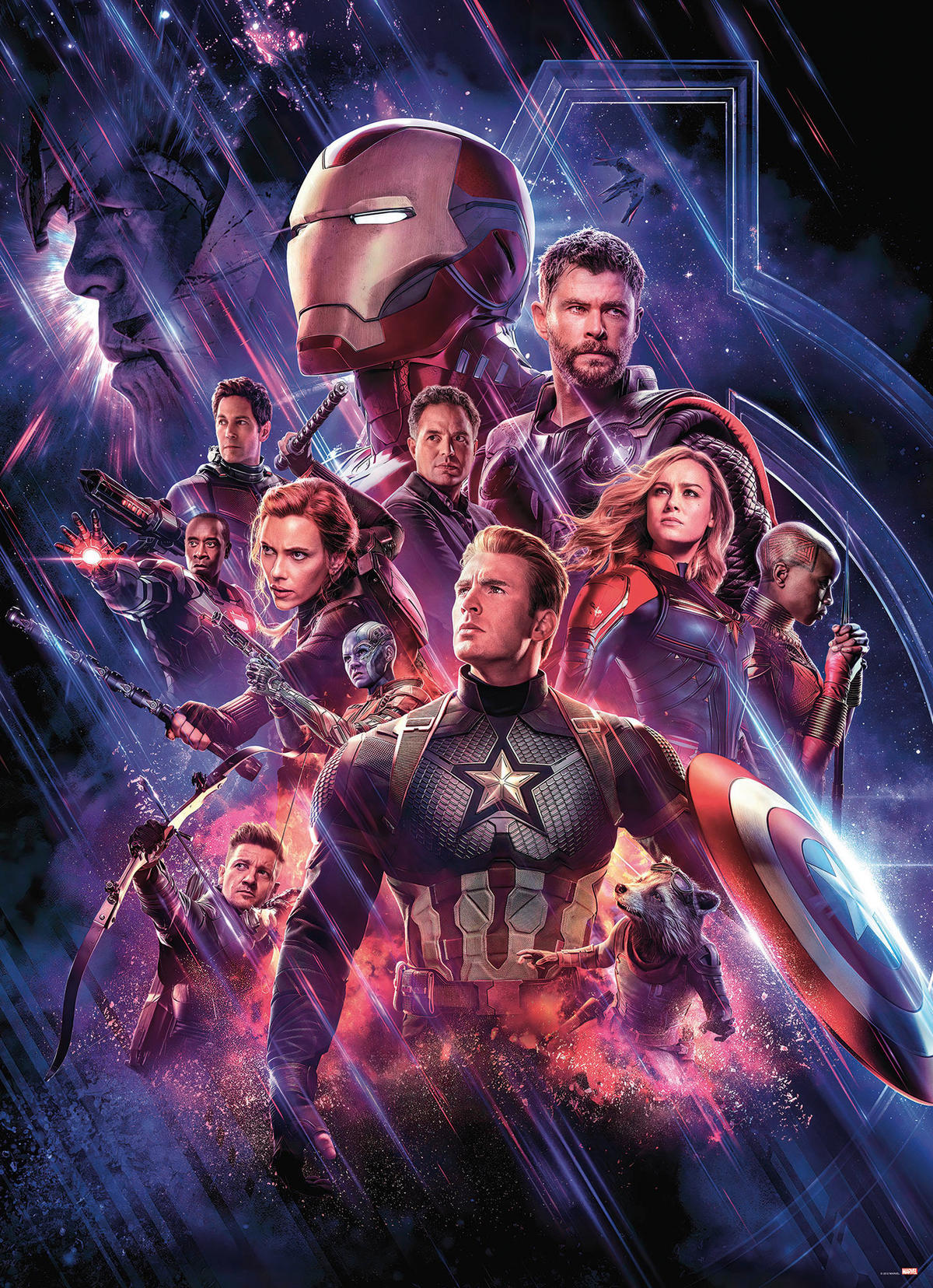 Komar Fototapete Avengers Endgame Movie Poster B/H: ca. 184x254 cm Avengers Endgame Movie Poster - (184,00/254,00cm) - Komar