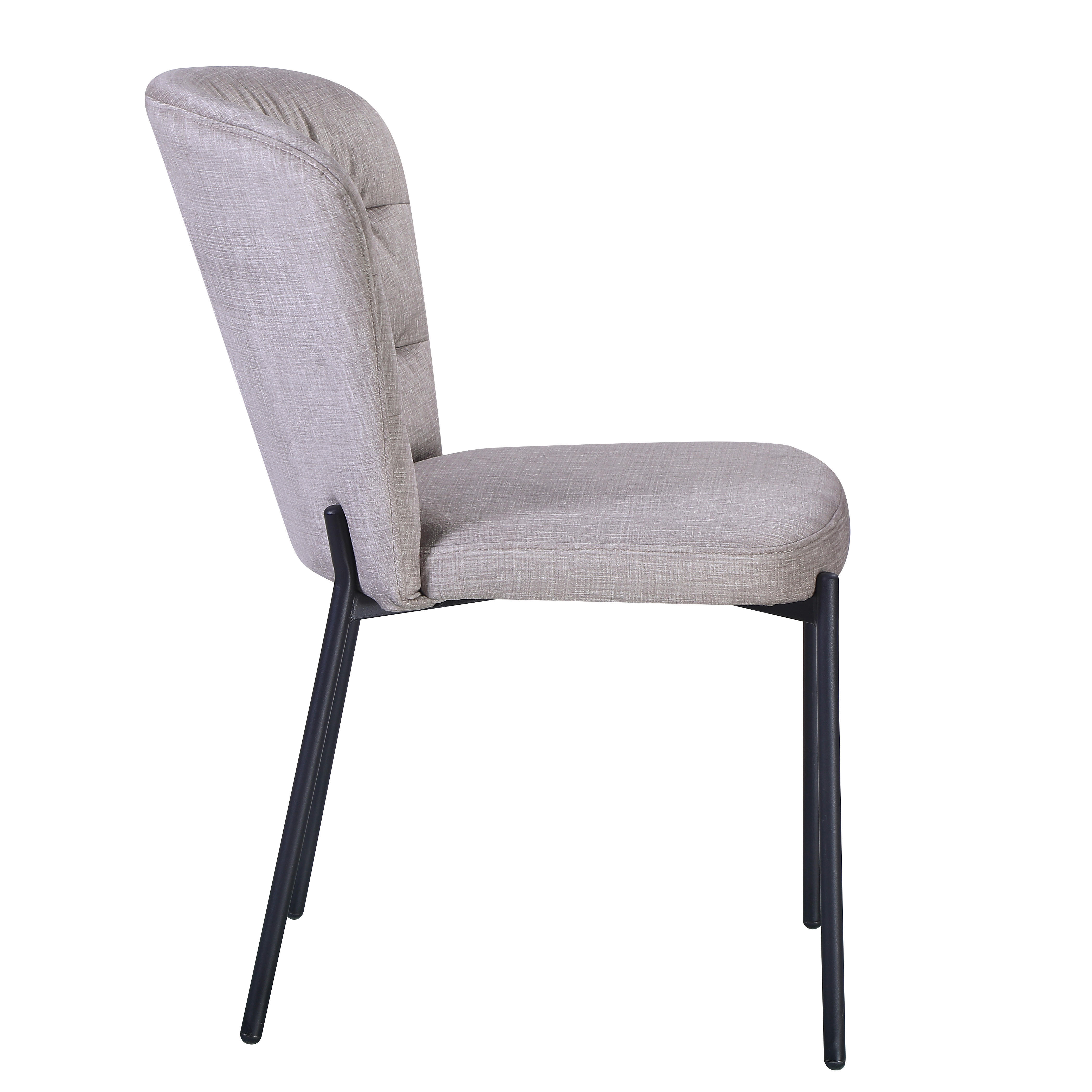 Stuhl Dora beige Velourstoff Dora - beige