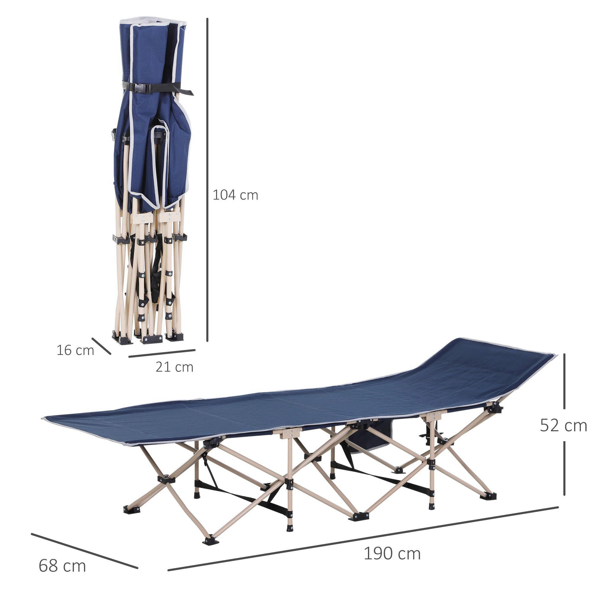 Outsunny Campingbett Campingbett - Outsunny