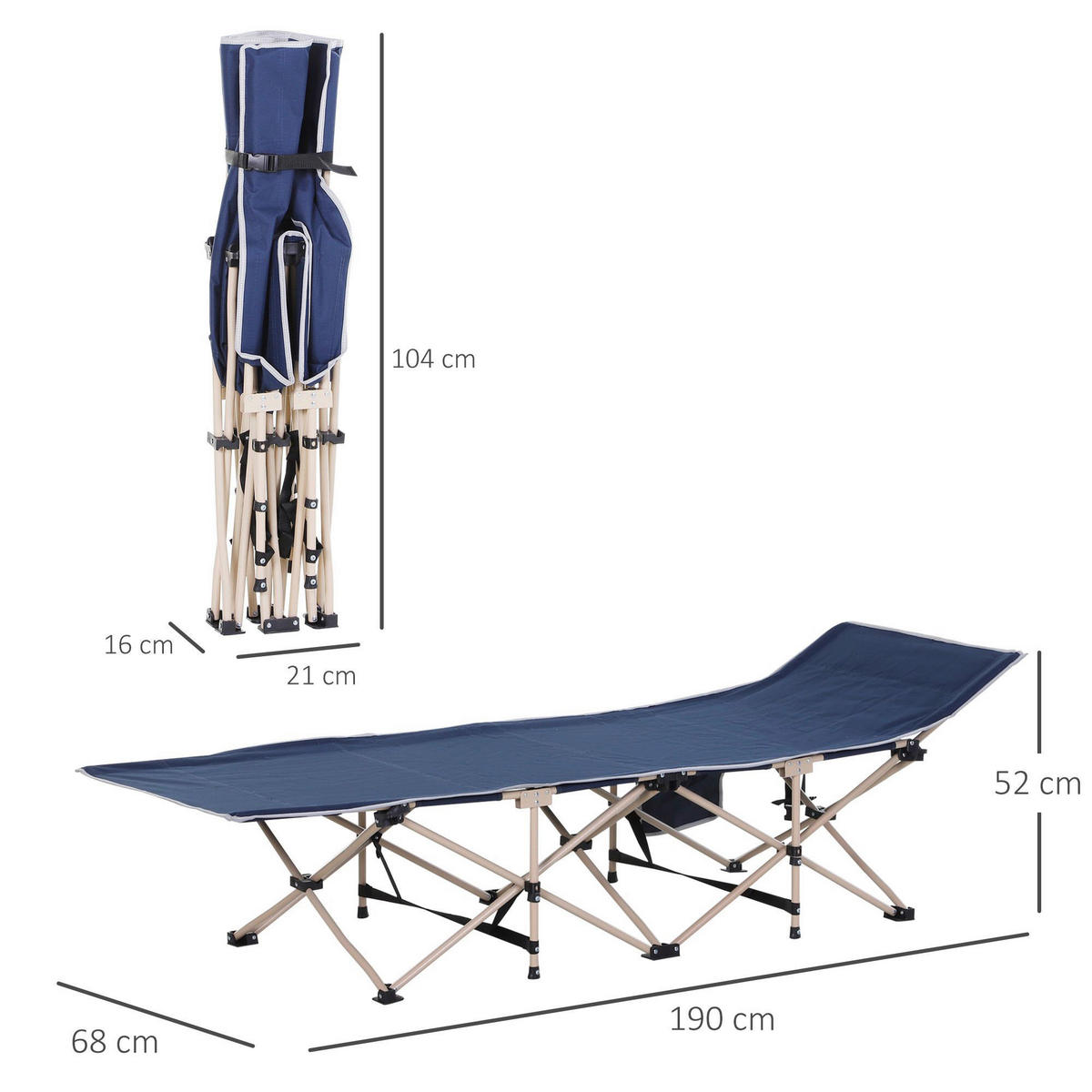 Outsunny Campingbett Campingbett - Outsunny