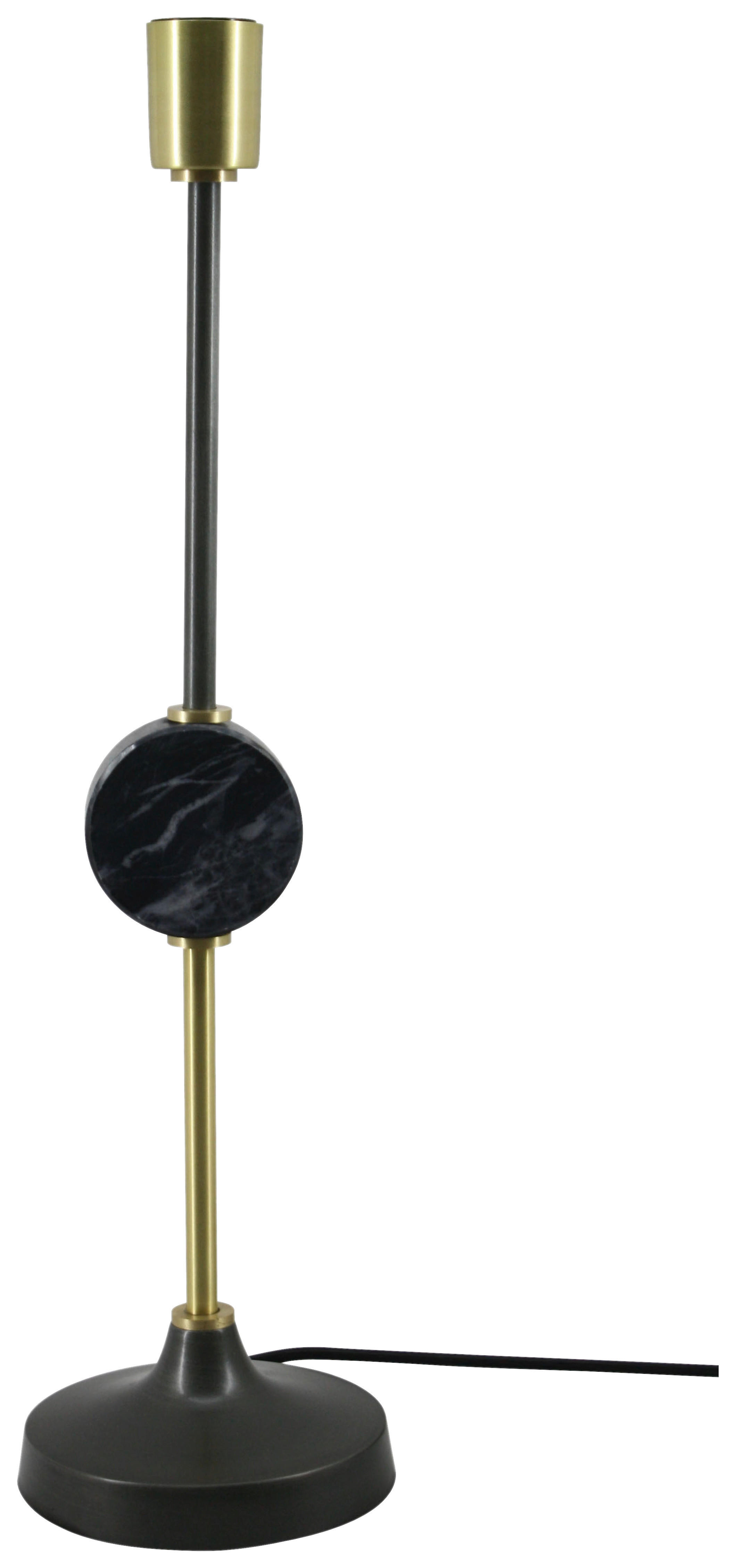 Kayoom Tischleuchte Tischleuchte_Carlissa 287 schwarz gold Eisen Kupfer B/H/T: ca. 15x58x38 cm E27 1 Brennstellen Carlissa 287 - gold/schwarz (15,00/58,00/38,00cm) - Kayoom