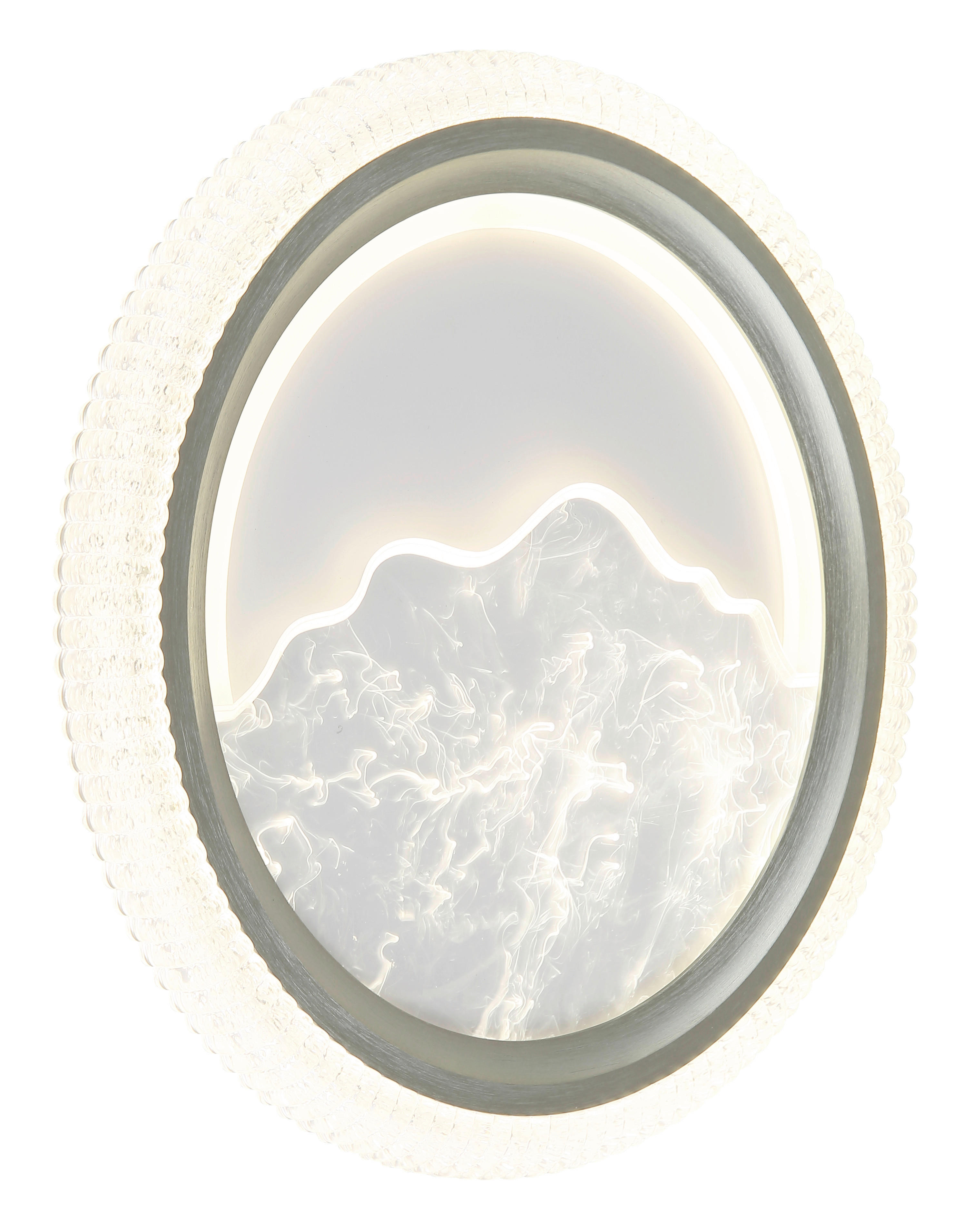 Thumbnail - GLOBO LED-Deckenleuchte klar grau Kunststoff Metall H/D: ca. 5,5x39,5 cm 1 Brennstellen