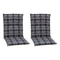 Beo Saumauflage für Niederlehner Belgrad grauschwarz Polyester-Mischgewebe B/H/S: ca. 50x101x6 cm 2er Set Belgrad - grauschwarz (50,00/101,00cm) - Beo