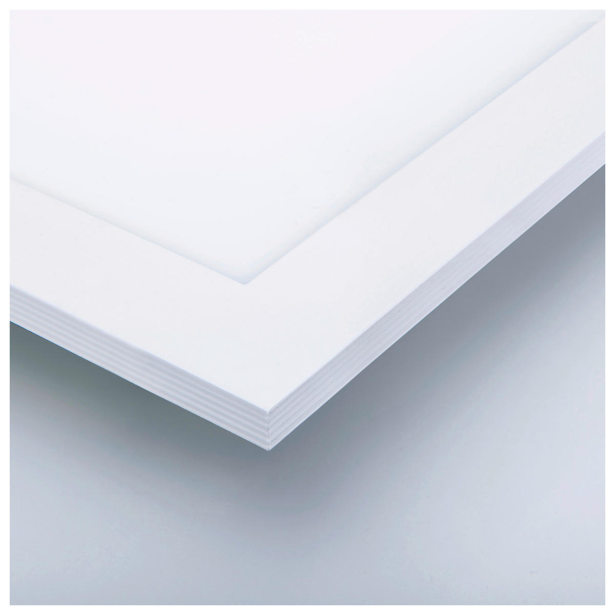 Näve Leuchten LED-Deckenpanel weiß Metall Kunststoff B/H/T: ca. 59,5x6x59,5 cm NICO - weiß (59,50/6,00/59,50cm) - Näve Leuchten