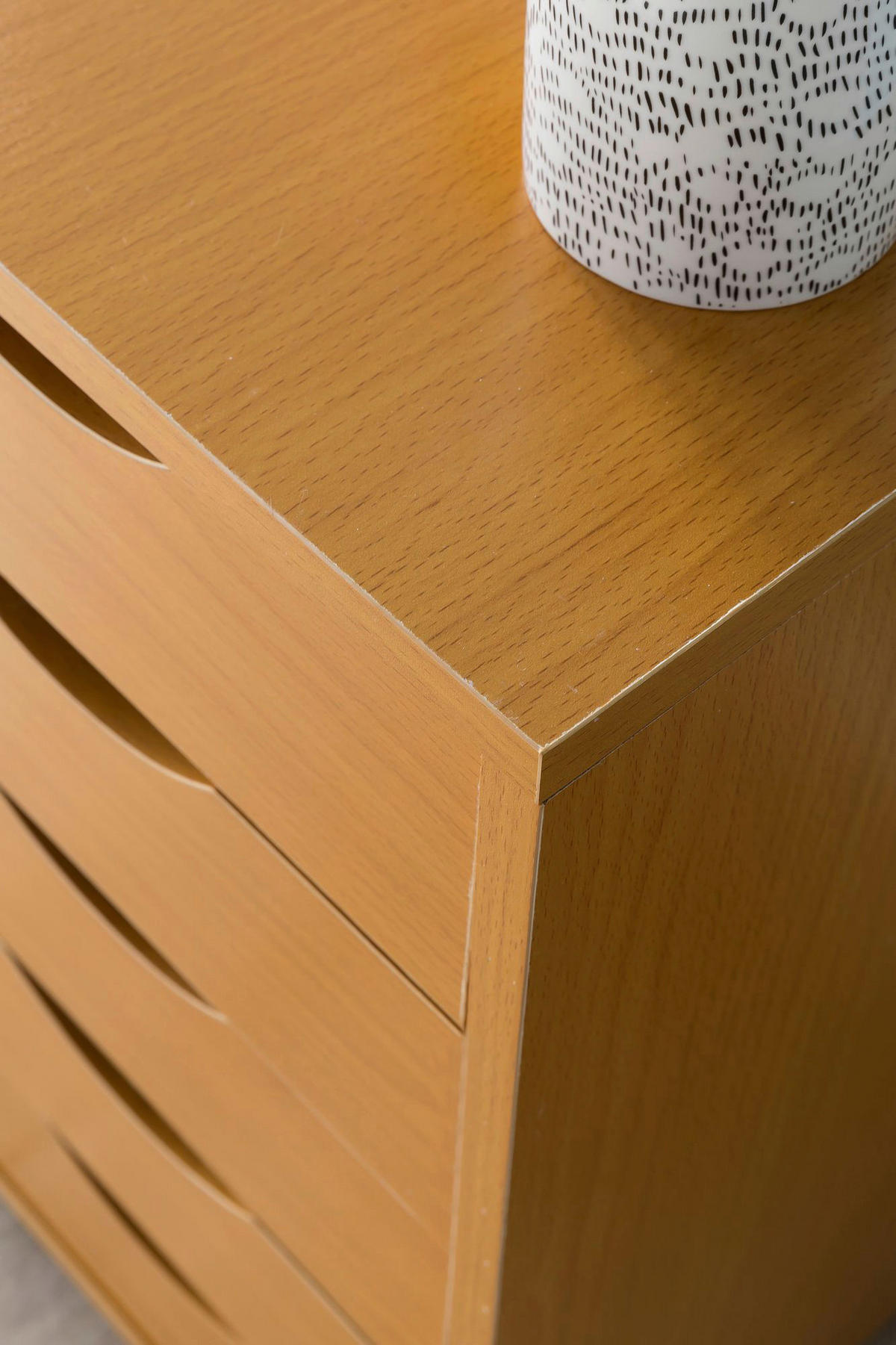 Rollcontainer braun Spanplatte B/H/T: ca. 33x64x38 cm Rollcontainer - braun (33,00/64,00/38,00cm) - Wohnling