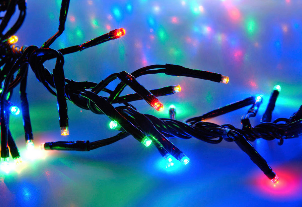 LED-Cluster-Lichterkette Clusterlight - bunt