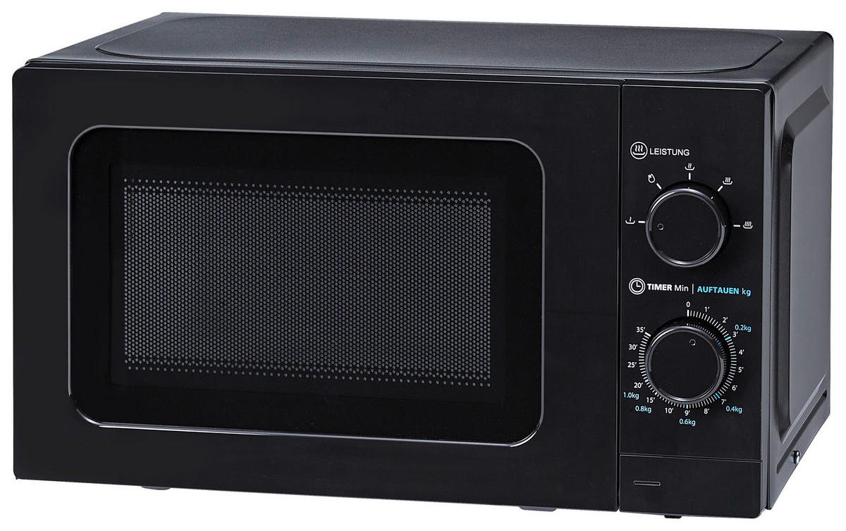 POCOline Mikrowelle MM720C2GX-PM schwarz Metall B/H/T: ca. 44x26x33 cm ca. 20 l Mikrowelle_Barcelona - schwarz (44,00/26,00/33,00cm) - POCOline