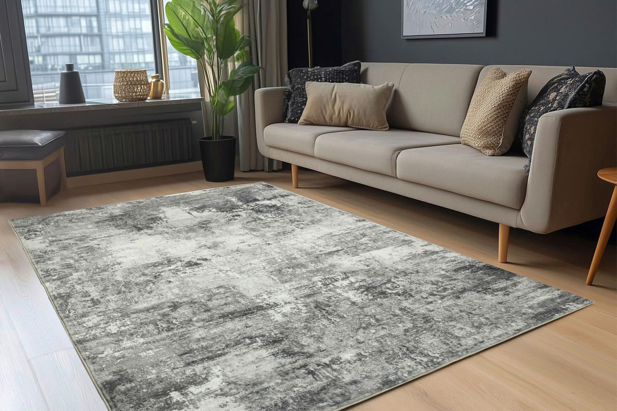 Obsession Teppich Posh grau B/H/L: ca. 120x12x170 cm Posh - grau (170,00/120,00/12,00cm) - Obsession