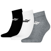 Damen & Herren-Socken Puma schwarz 3 Packstücke Größe 39-42 Puma - weiß/schwarz - Puma
