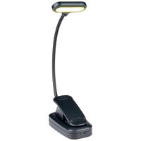 Grundig Leseleuchte schwarz B/H/L: ca. 9x1,5x4,5 cm Leseleuchte - schwarz (4,50/9,00/1,50cm) - Grundig