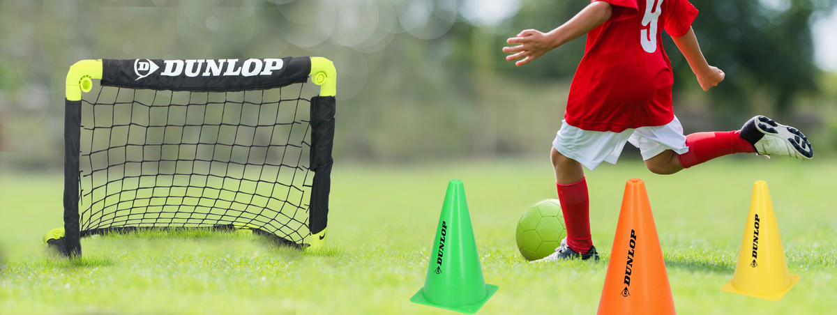 Dunlop Fußballtor schwarz B/H/L: ca. 44x44x50 cm Fußballtor - schwarz/grün (50,00/44,00/44,00cm) - Dunlop
