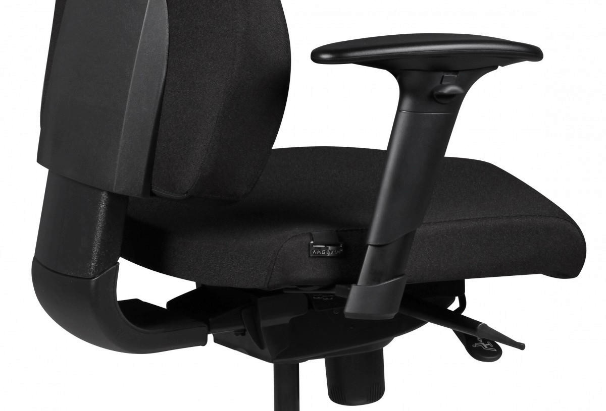 Drehstuhl schwarz Bürostuhl - schwarz (60,00/141,00/70,00cm) - Amstyle