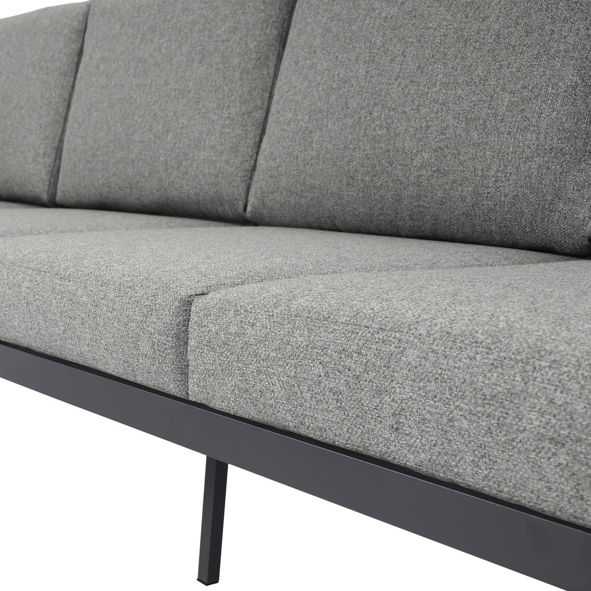 POCOline Gartensitzgruppe Alicante grau Alu Alicante - dunkelgrau/grau - POCOline