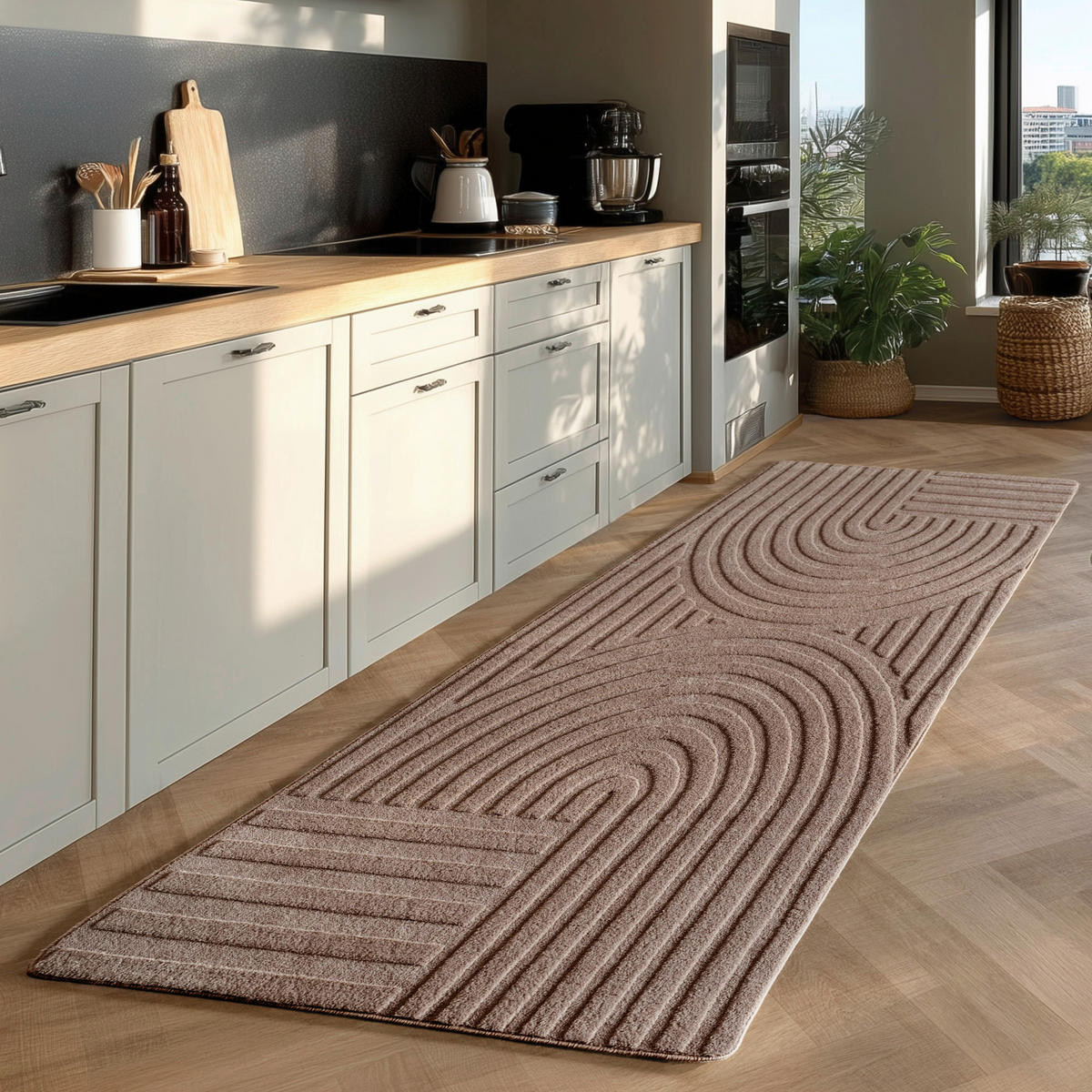 Ayyildiz Teppich POMPEI beige B/L: ca. 80x250 cm POMPEI - beige (80,00/250,00cm) - Ayyildiz