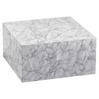 Couchtisch weiß B/H/T: ca. 60x30x60 cm Couchtisch MONOBLOC - weiß (60,00/30,00/60,00cm) - Wohnling
