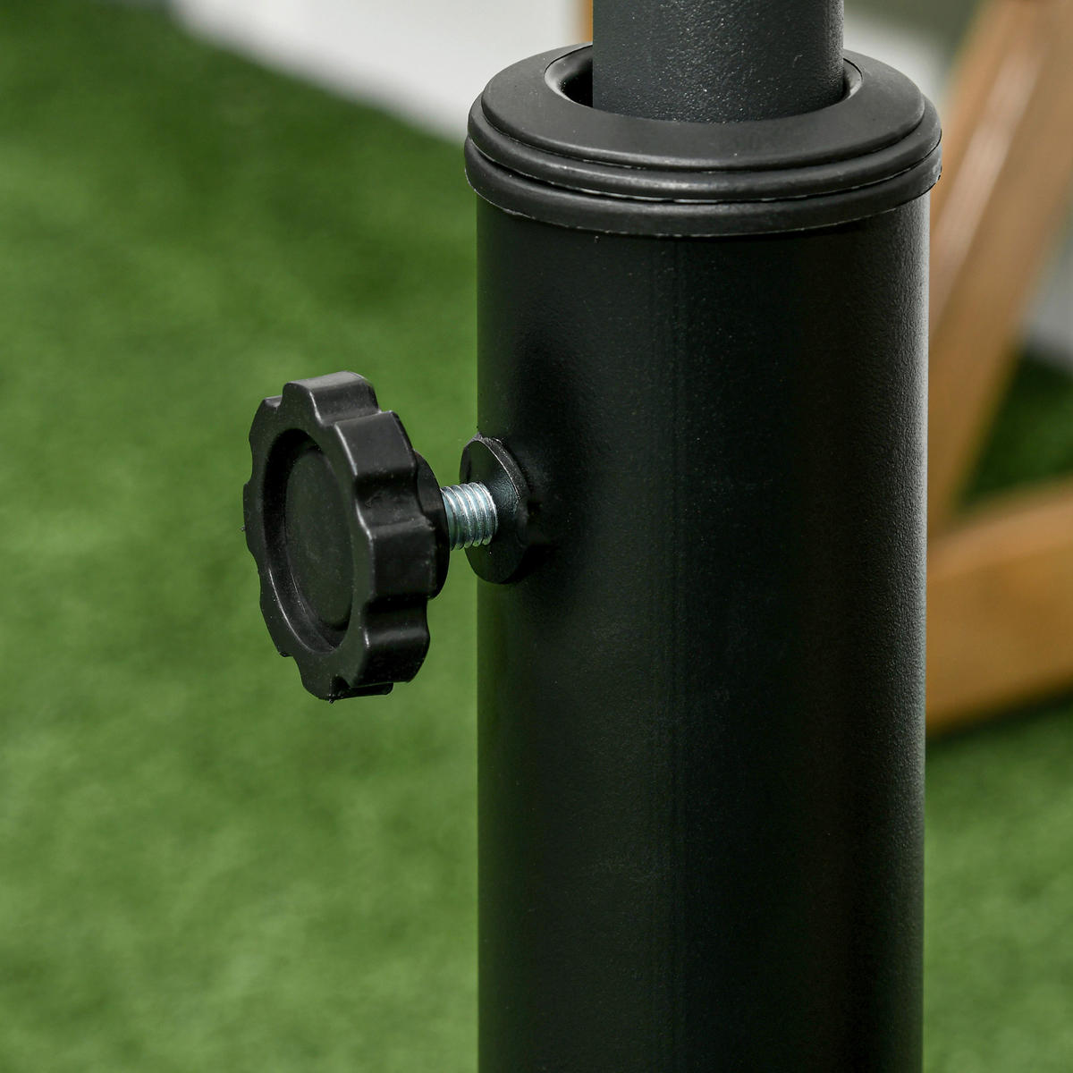 Outsunny Schirmständer bronze Polypropylen B/H/L: ca. 53,5x53,5x33 cm Sonnenschirmständer - bronze (33,00/53,50/53,50cm) - Outsunny