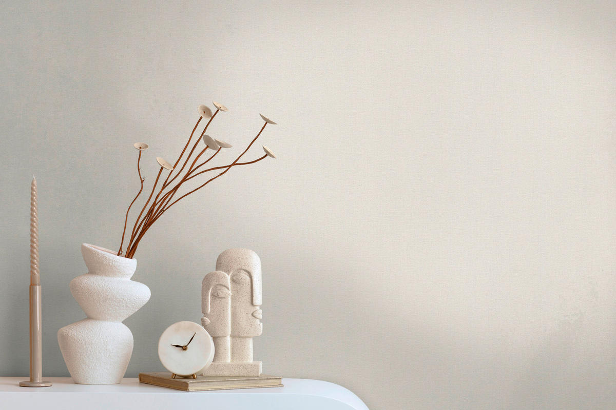 A.S.Creation Vliestapete weiß B/H/D: ca. 53x1005x9,3 cm Vliestapete - weiß (9,30/1005,00cm) - A.S.Creation