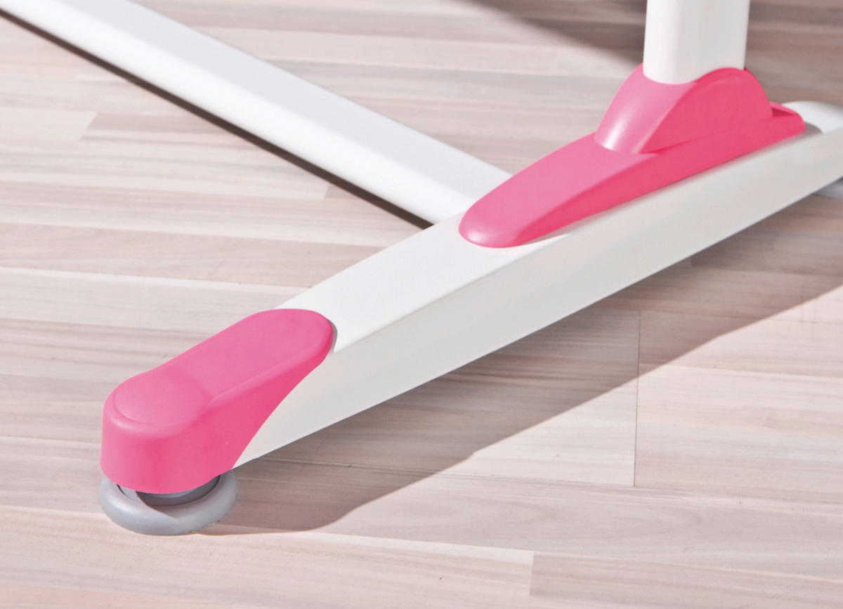 Schreibtisch 2Colorido weiß pink grün B/H/L: ca. 70,5x69,5x101 cm 2Colorido - pink/weiß (101,00/70,50/69,50cm) - Inter Link