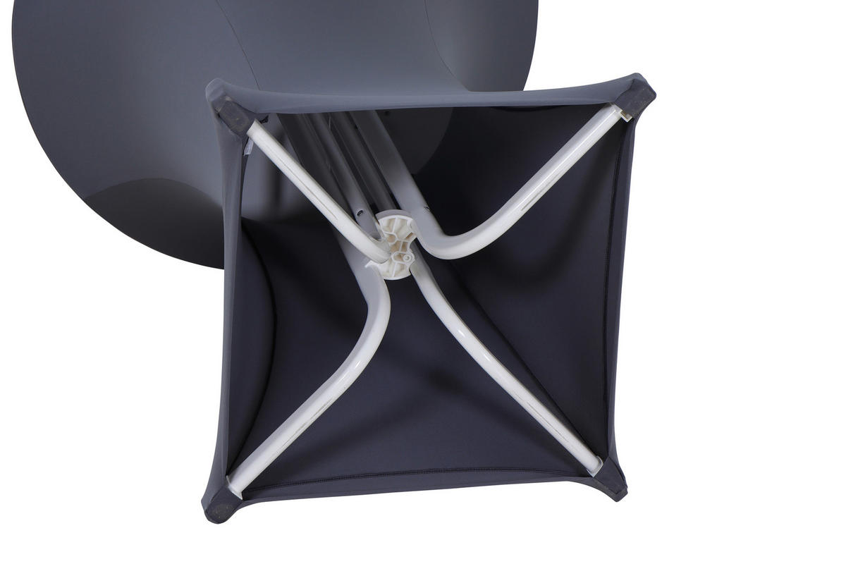 Gardamo Stehtischhusse anthrazit Polyester B/H/L: ca. 21x2,5x30,5 cm Stehtisch-Husse - anthrazit (30,50/21,00/2,50cm) - Gardamo