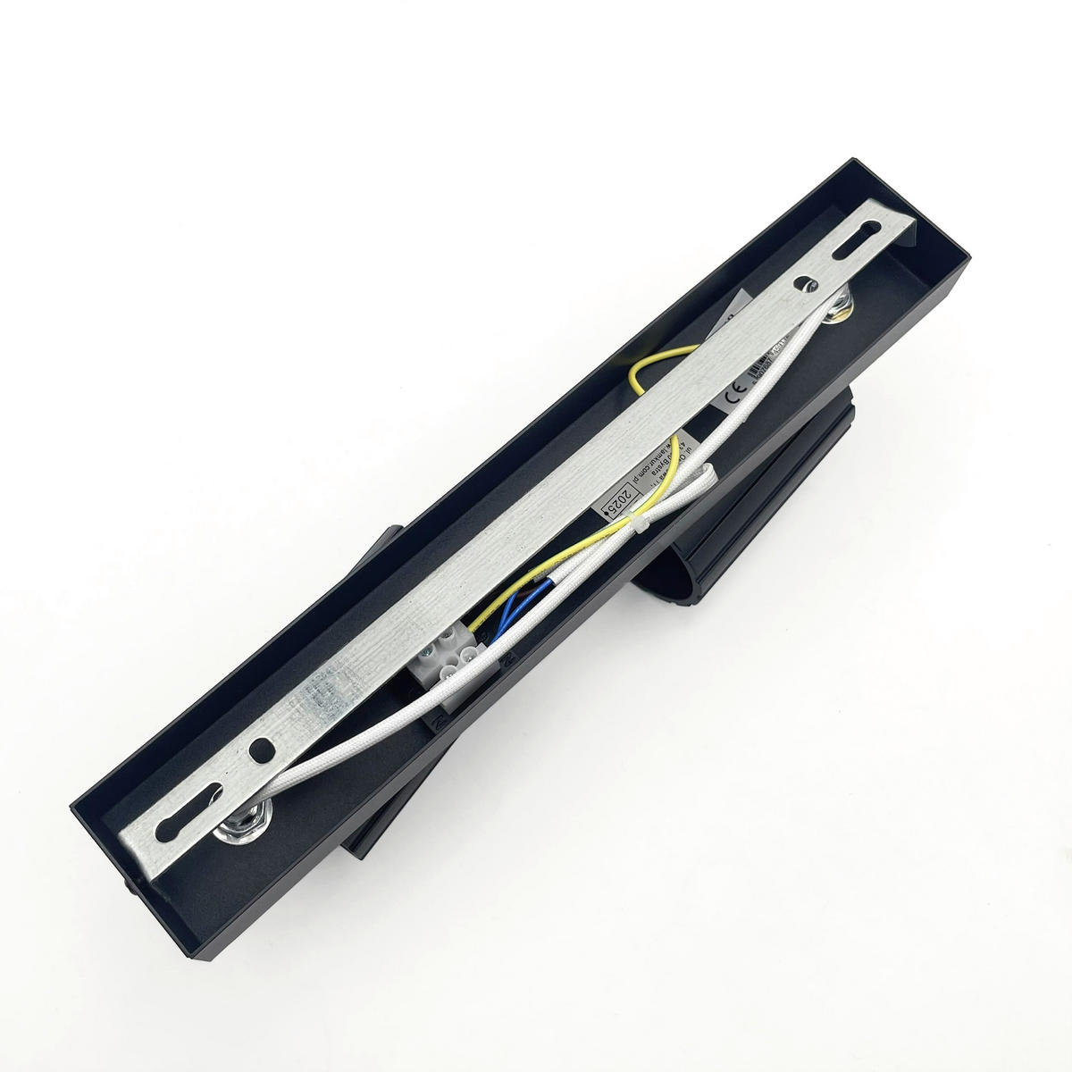 Lamkur Strahler schwarz Stahl B/H/L: ca. 6,5x16,5x30 cm 2 Brennstellen Prisma - schwarz (30,00/6,50/16,50cm) - Lamkur