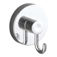 Haken Chrom Kunststoff B/H/L: ca. 6x7x5 cm Hakenset_glänzend_2Stck.Vacuum-Loc - Chrom (5,00/6,00/7,00cm) - WENKO
